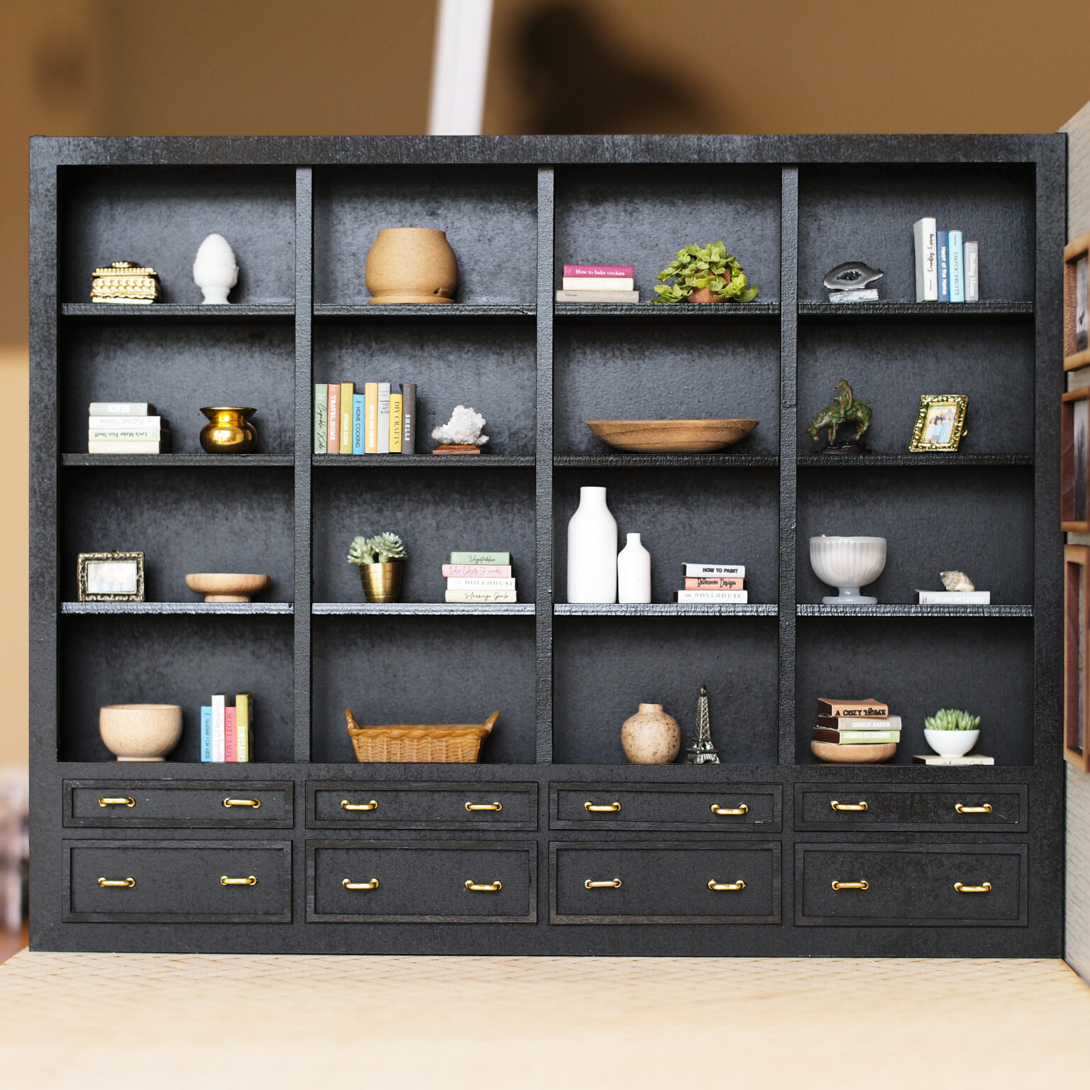 Bookcase Kit The Modern Dollhouse