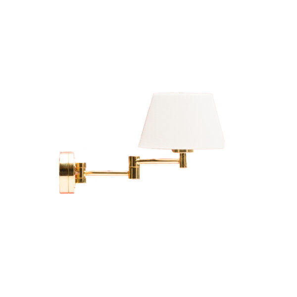 Gold Swivel Arm Light